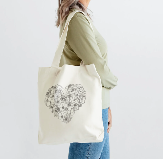 Heart in Bloom Tote