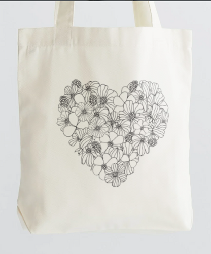 Heart in Bloom Tote